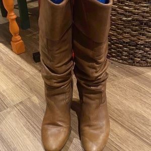 Feet First Leather Brown Boots